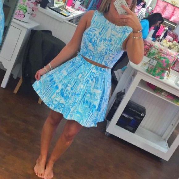Lilly Pulitzer Dresses & Skirts - Lilly Pulitzer crop top set